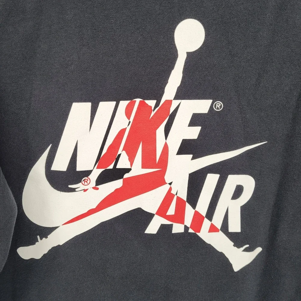 Jordan Jumpman Nike Air Sweatshirt Mens Large Black Pullover Fleece BV6006-010